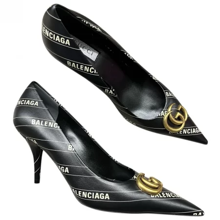 Gucci X Balenciaga Leather Pumps